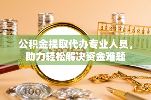 河南公积金提取代办专业人员，助力轻松解决资金难题